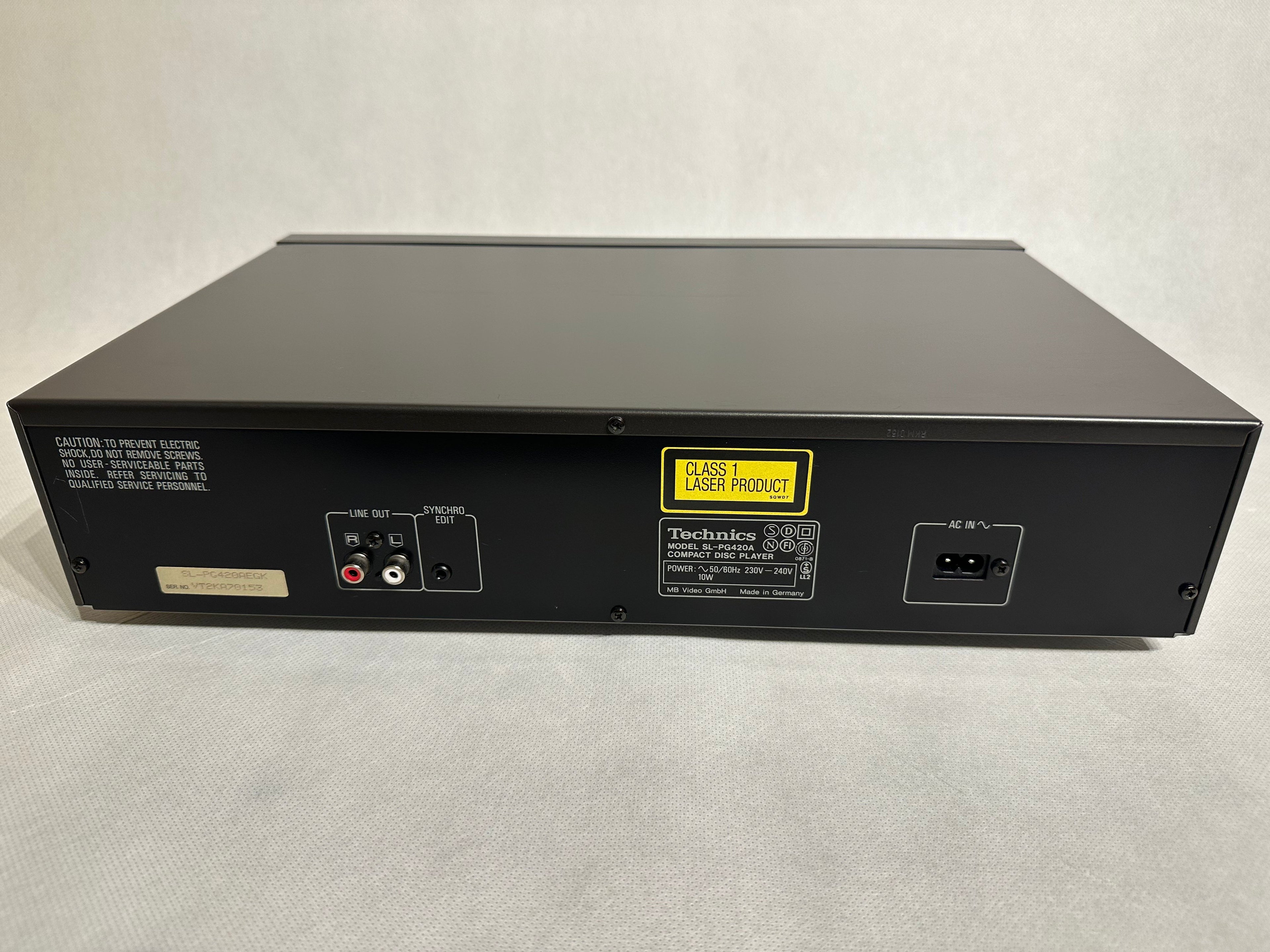 Technics SL-PG420A CD-Player | Made in Germany | Guter Zustand