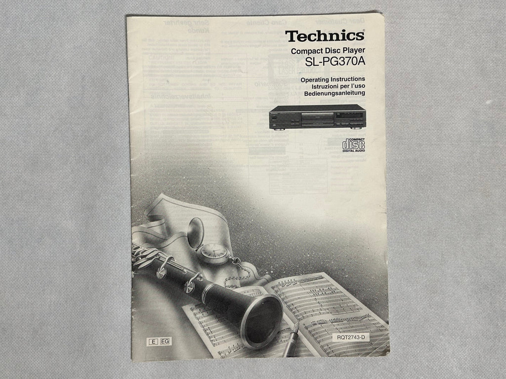 Technics SL-PG370A CD-Player | Made in Germany | Guter Zustand