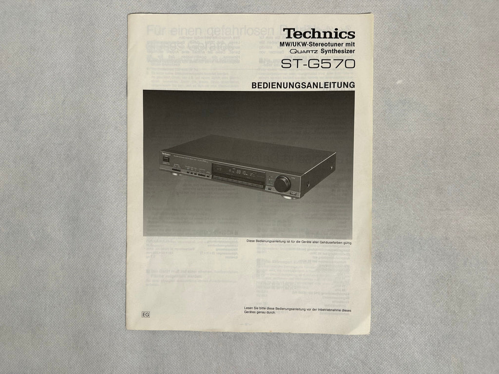 Technics ST-G570 AM/FM Stereo Tuner | Sehr guter Zustand