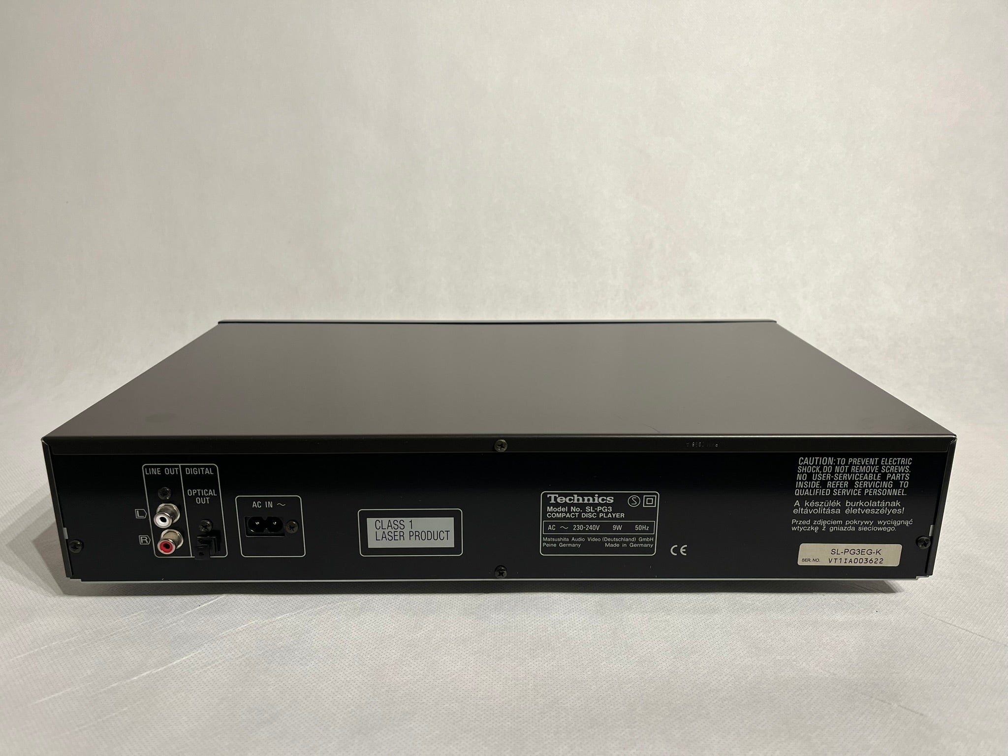 Technics SL-PG3 CD-Player | Sehr guter Zustand