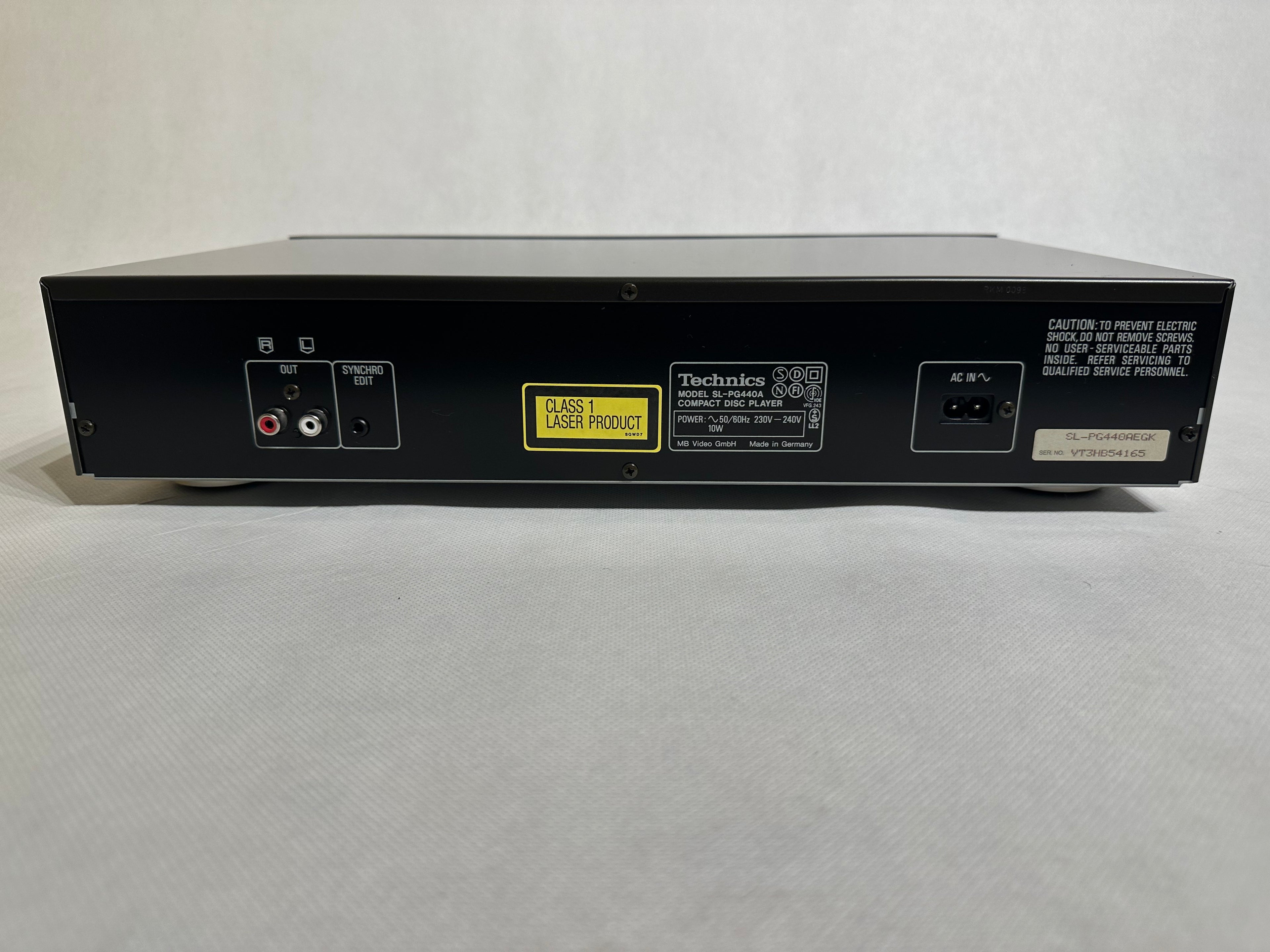 Technics SL-PG440A CD-Player | Made in Germany | Sehr Guter Zustand