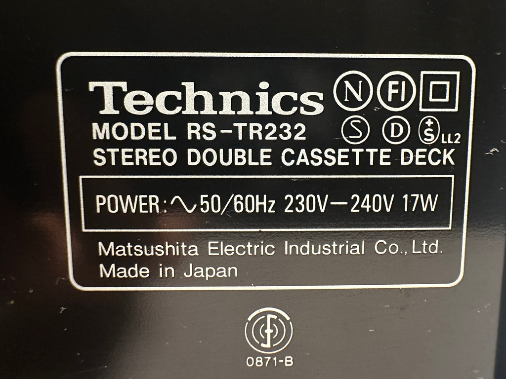 Technics RS-TR232 | Guter Zustand